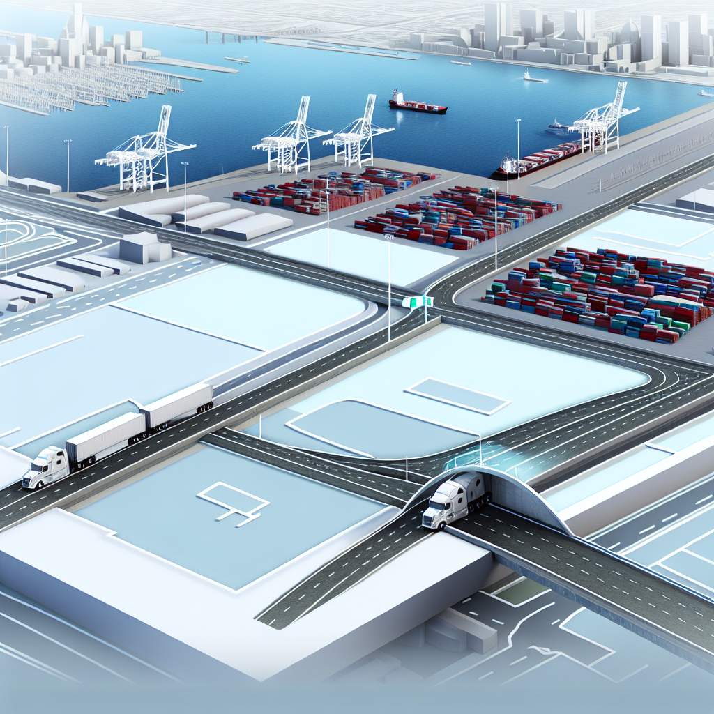 Image of Montreal Port trucking route