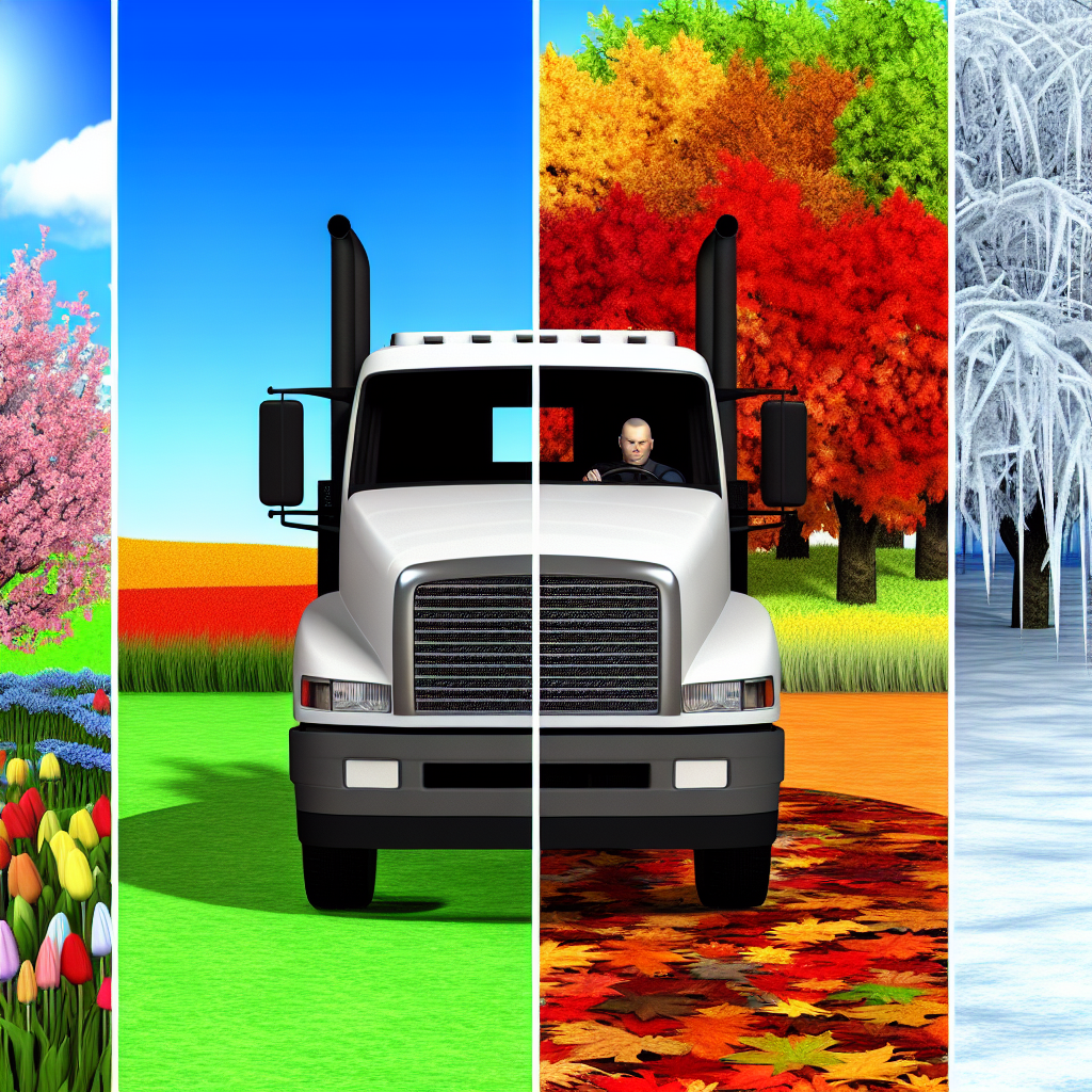 Truck in Different Seasons