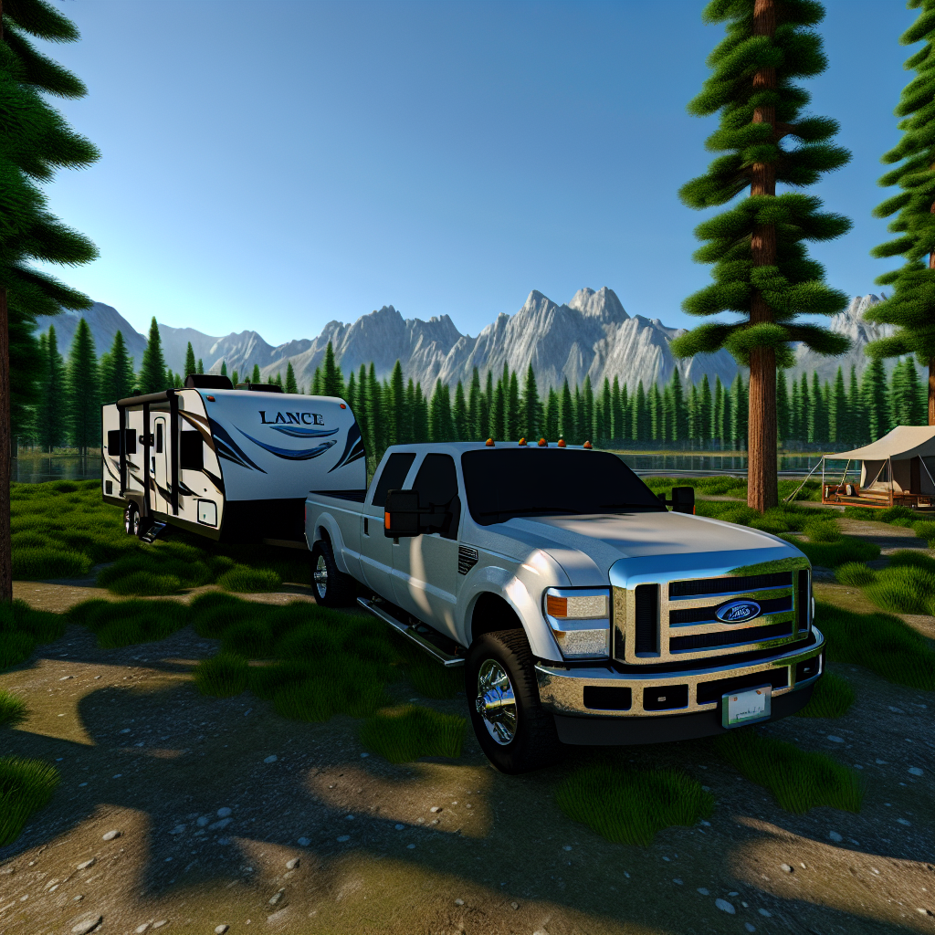 2012 Ford F-350 with Lance Camper