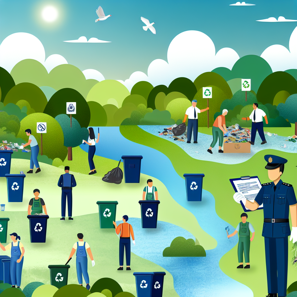 Image capturing environmental protection against illegal dumping