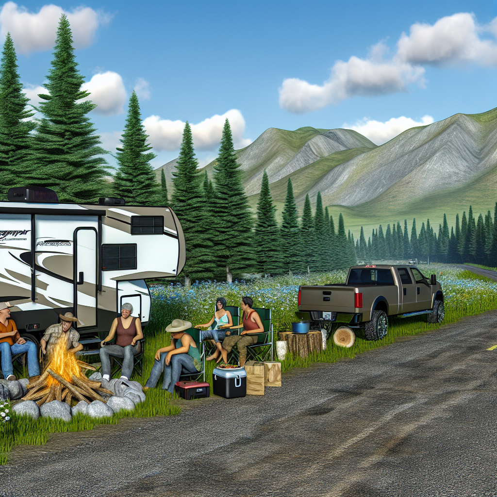 Off-grid Camping Setup