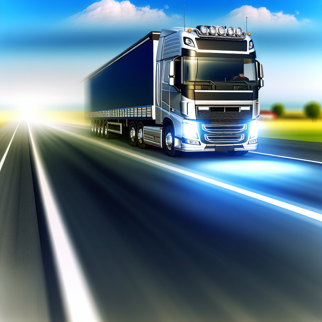 Truck on Road