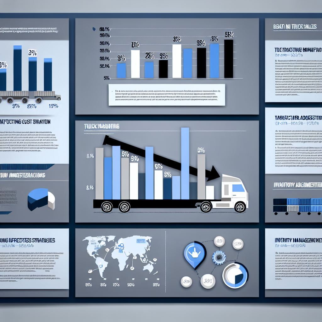 Truck Sales Statistics Infographic