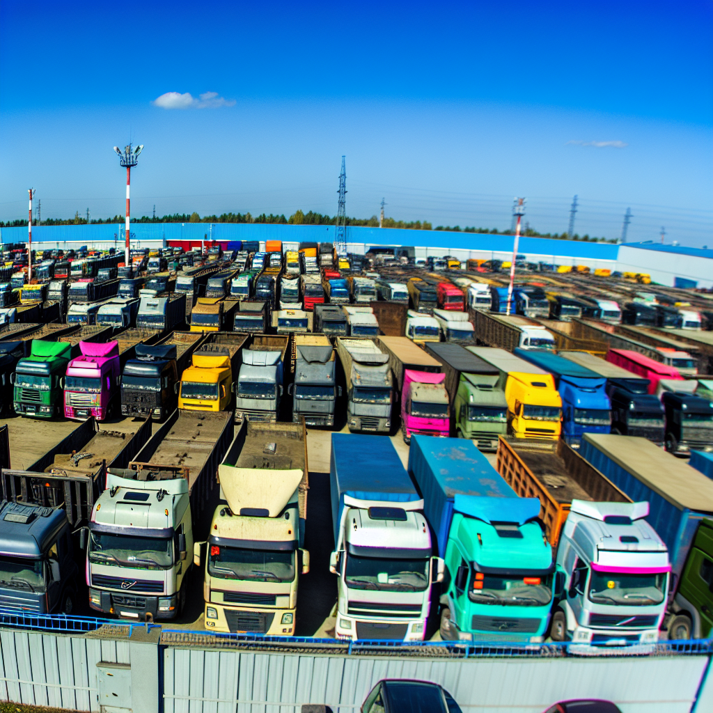 Heavy Truck Inventory Yard