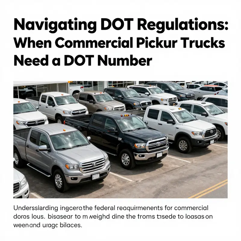 A collection of commercial pickup trucks lined up at a dealership, signifying their importance in commerce.