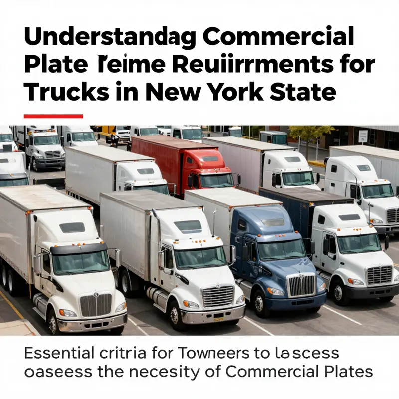 A collection of various trucks on display, symbolizing the trucking industry's compliance and regulations in New York State.