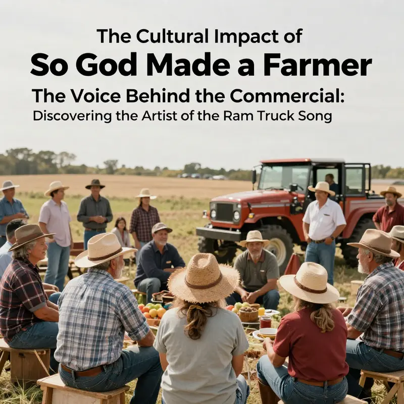 Willie Nelson passionately performing ‘So God Made a Farmer’ in a setting that embodies American agricultural life.