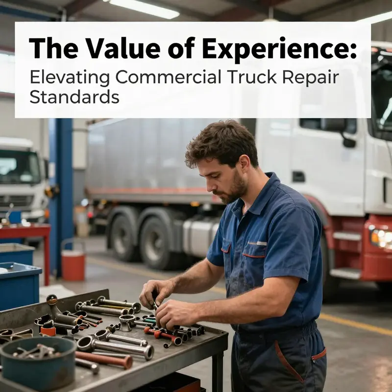 A technician analyzing advanced diagnostic systems to troubleshoot issues in commercial trucks.