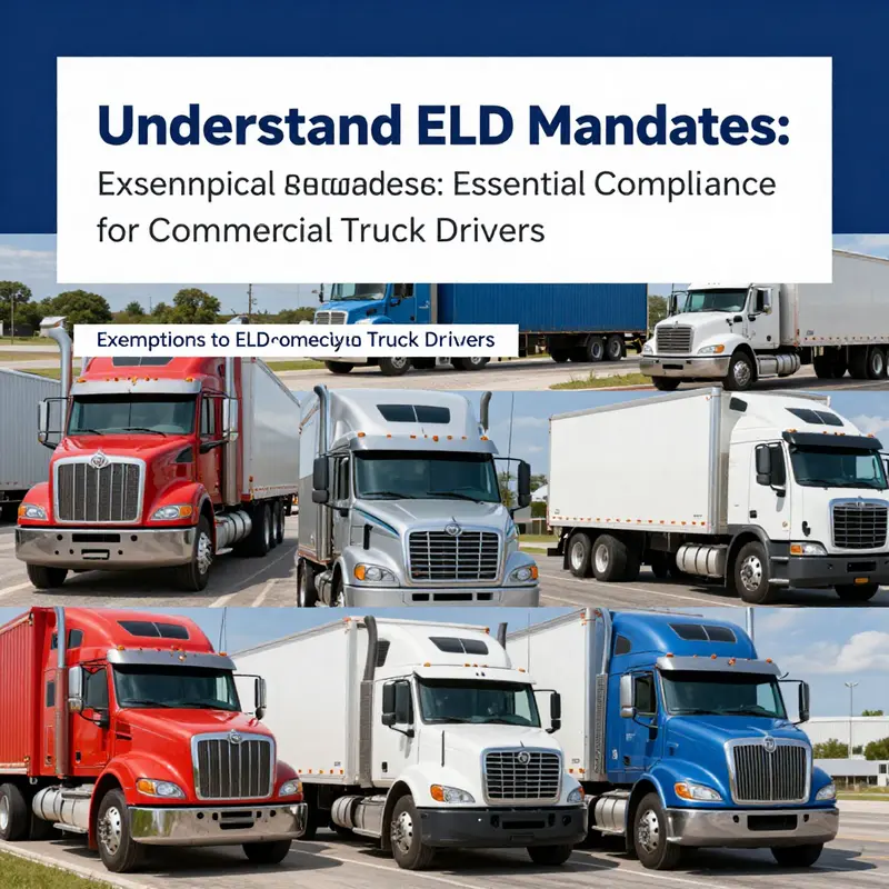 A commercial truck showcasing the integration of an ELD for monitoring hours of service.