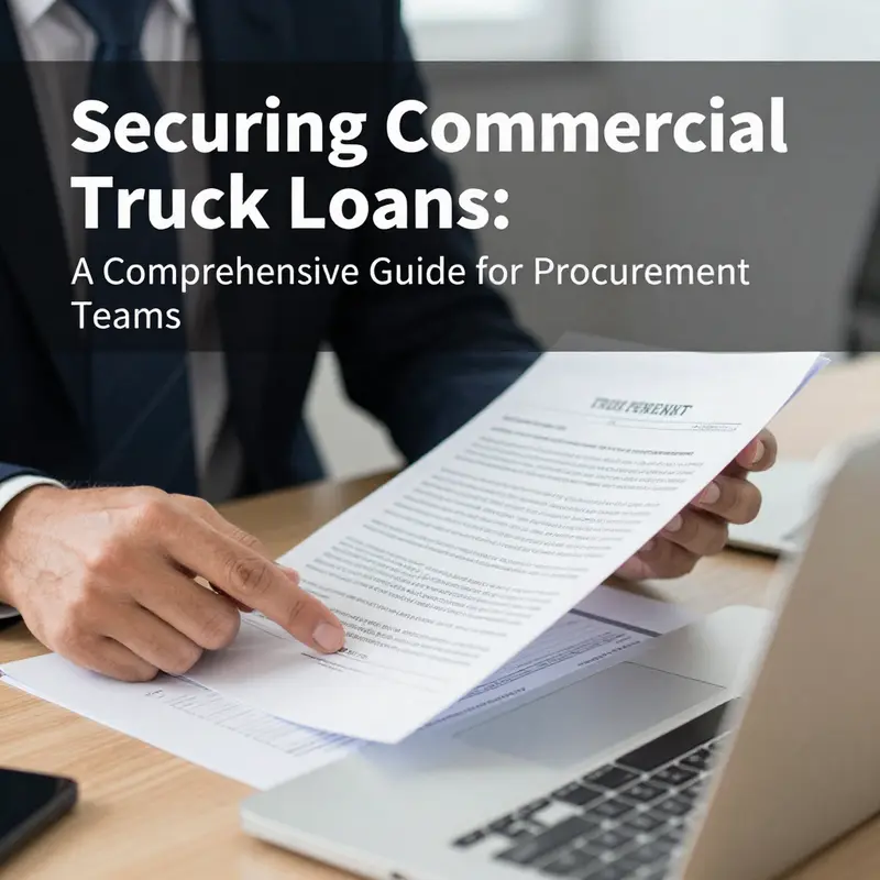 Business professionals assess eligibility criteria for commercial truck loans.