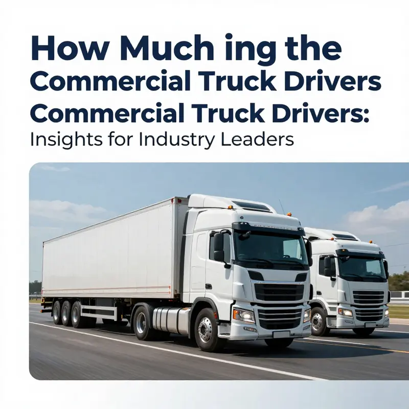 An average truck driver showcasing earnings next to a commercial truck, reflecting industry standards.