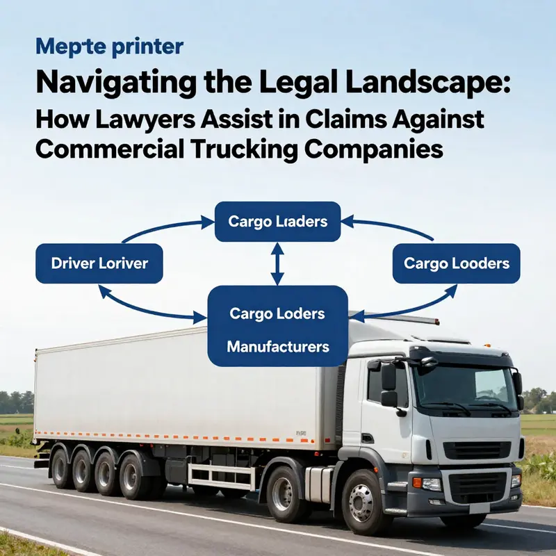 An attorney meticulously reviewing evidence from a trucking incident, highlighting the investigative process.