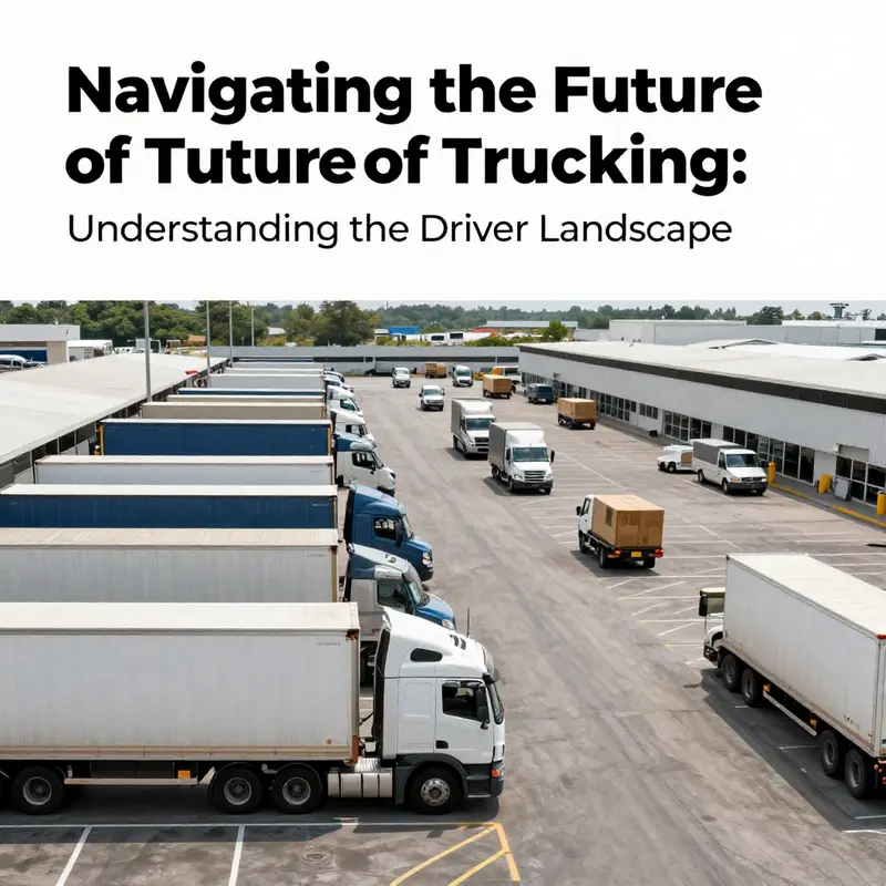 Illustration showing the current statistics and classifications of commercial truck drivers in the U.S.
