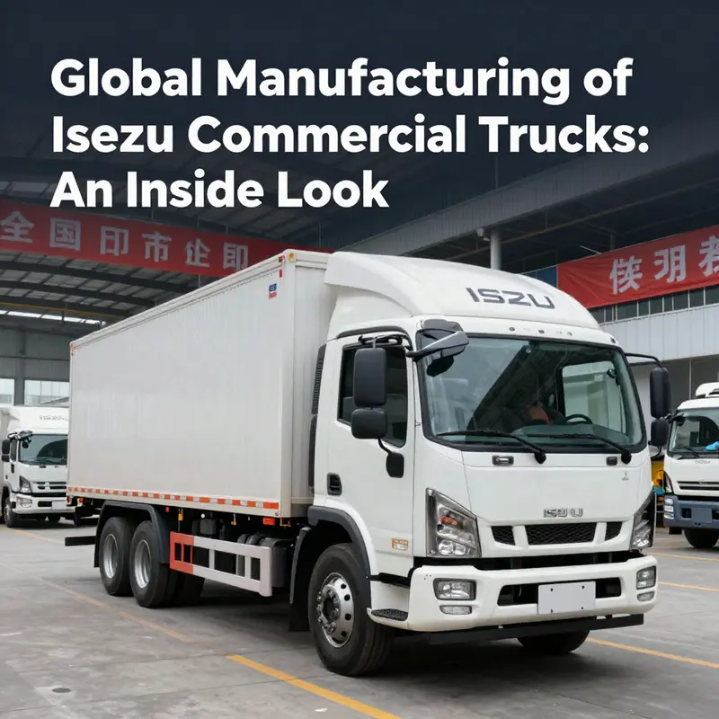 The advanced manufacturing facility of Isuzu in Japan, representing the heart of high-performance truck production.