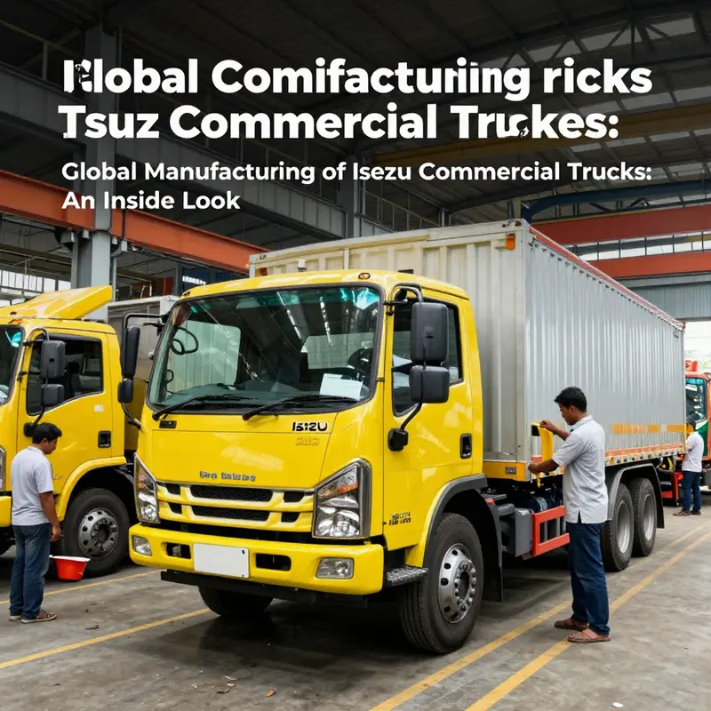 The advanced manufacturing facility of Isuzu in Japan, representing the heart of high-performance truck production.