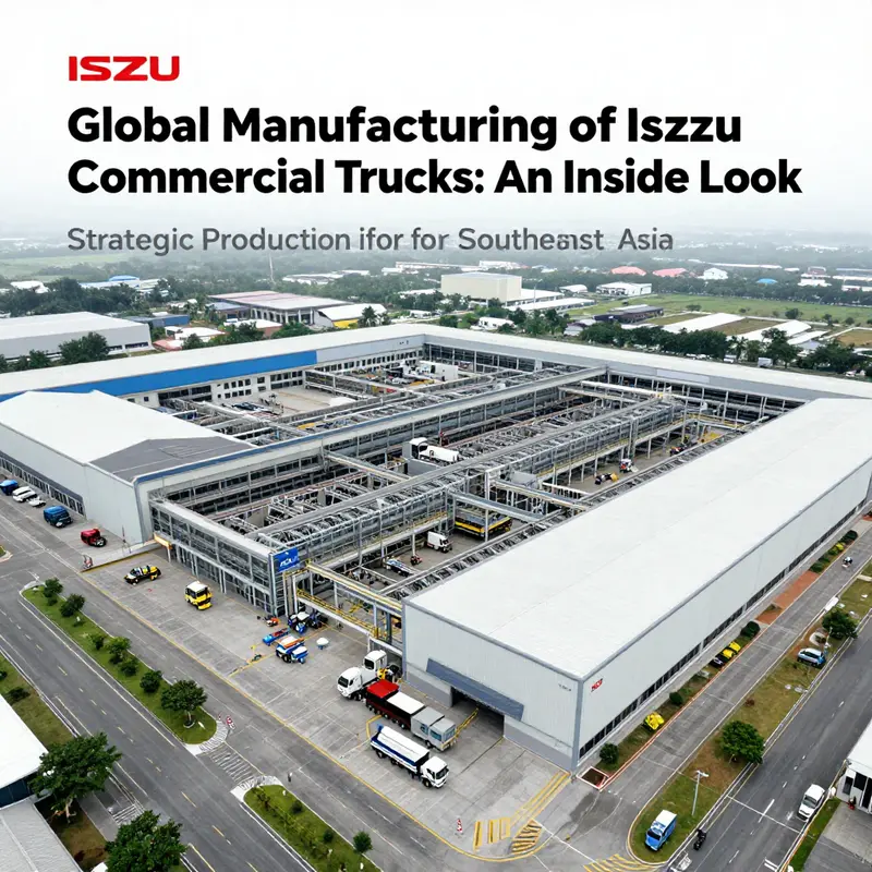 The advanced manufacturing facility of Isuzu in Japan, representing the heart of high-performance truck production.