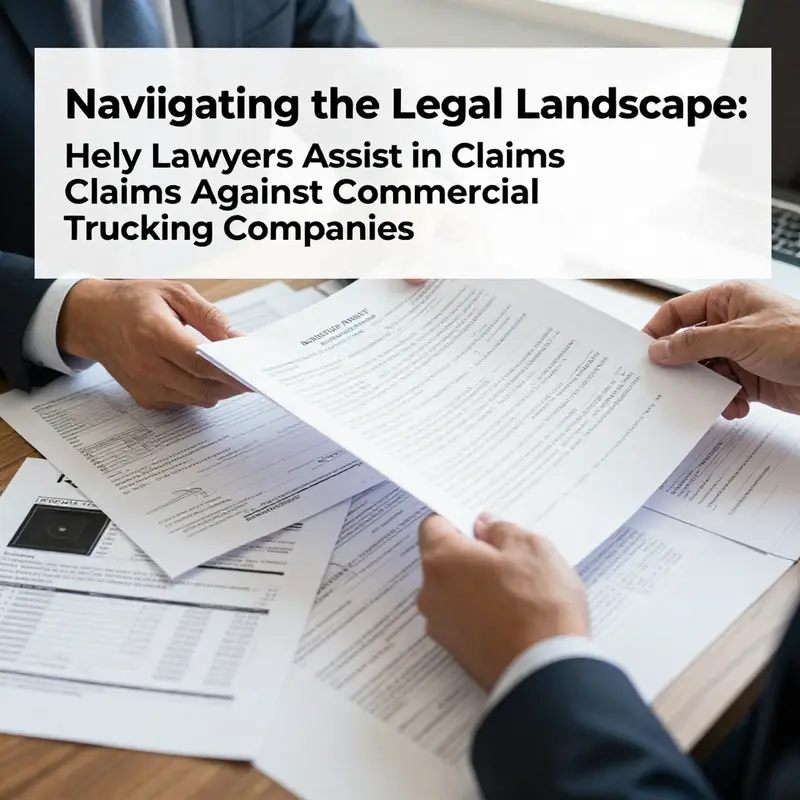 An attorney meticulously reviewing evidence from a trucking incident, highlighting the investigative process.