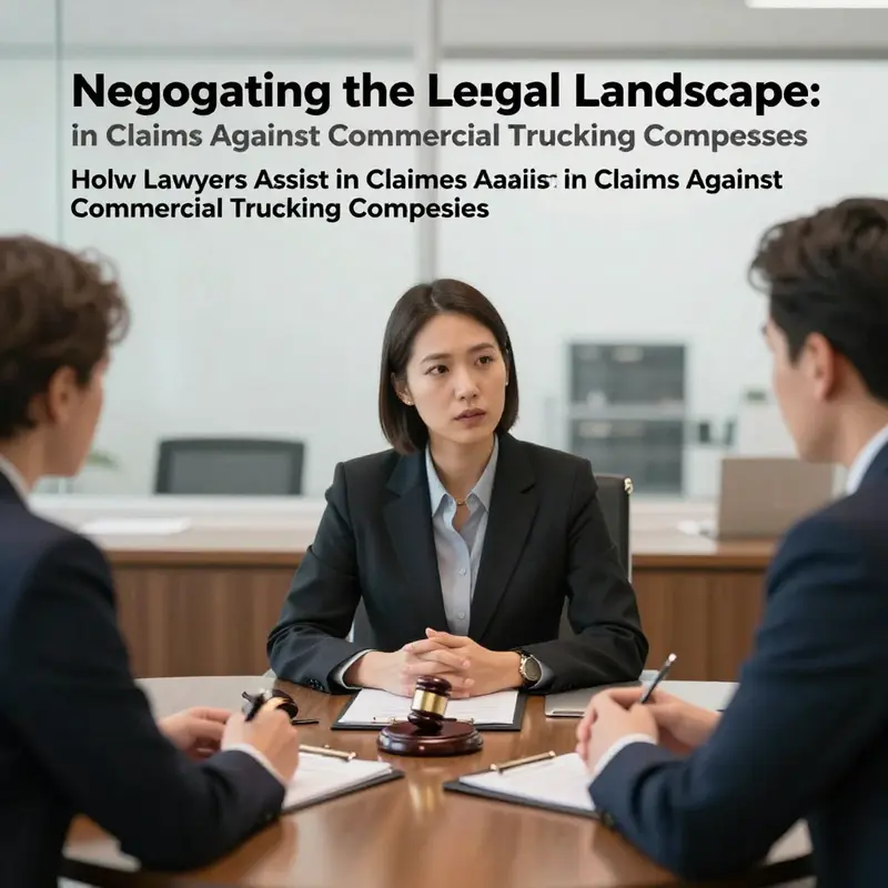 An attorney meticulously reviewing evidence from a trucking incident, highlighting the investigative process.