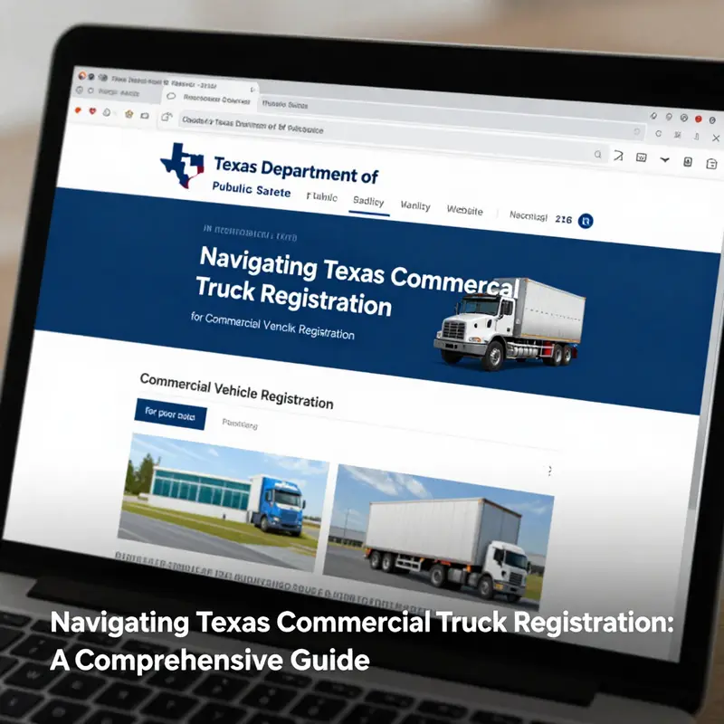 Understanding the vital rules for commercial truck registration in Texas.