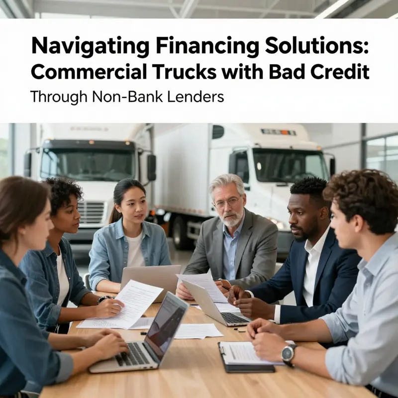 Trucking business owners exploring financing alternatives through non-bank lenders.