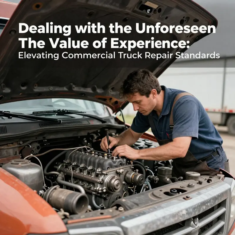 A technician analyzing advanced diagnostic systems to troubleshoot issues in commercial trucks.