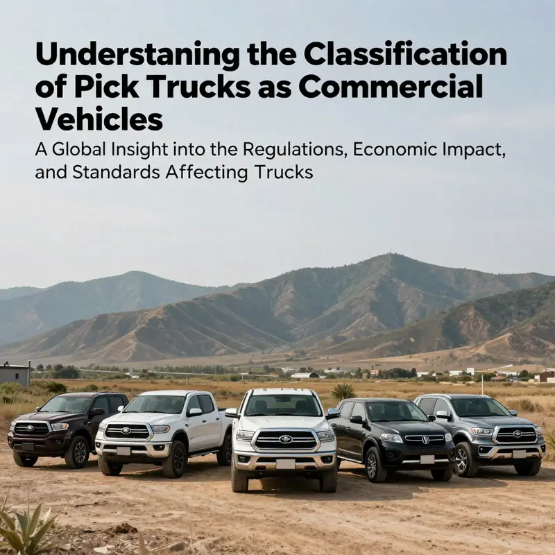 A collection of different pickup truck models representing their utility and commercial classification.