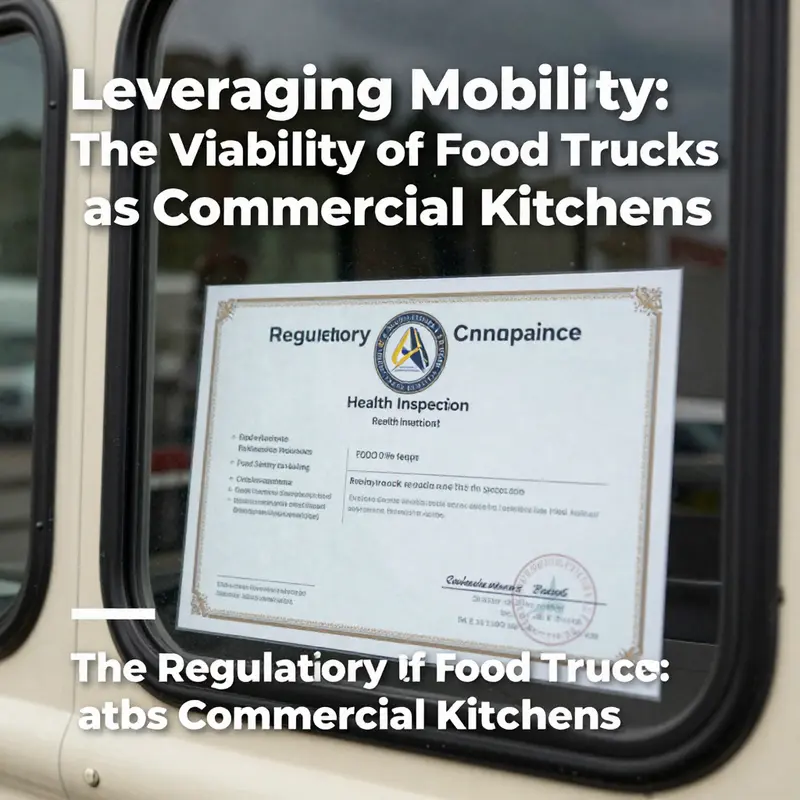 A fully equipped commercial food truck highlighting essential kitchen standards.