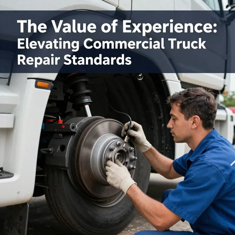 A technician analyzing advanced diagnostic systems to troubleshoot issues in commercial trucks.