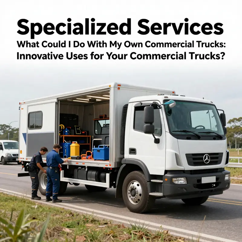 Commercial trucks offer flexibility in catering to last-mile delivery services in urban settings.