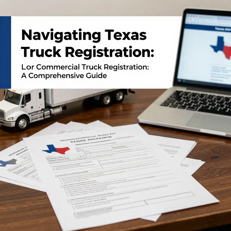 Understanding the vital rules for commercial truck registration in Texas.