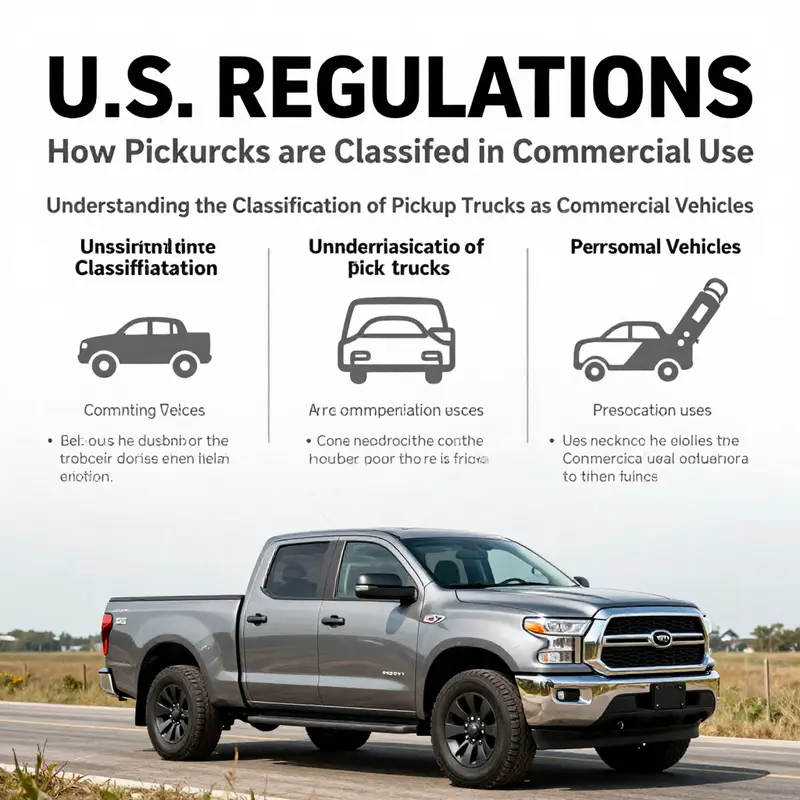 A global overview of pickup truck classifications as commercial vehicles.