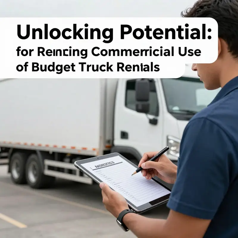 Professionals strategizing on utilizing budget truck rentals for commercial enterprises.