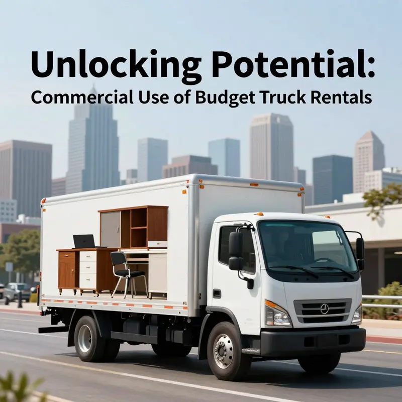 Professionals strategizing on utilizing budget truck rentals for commercial enterprises.