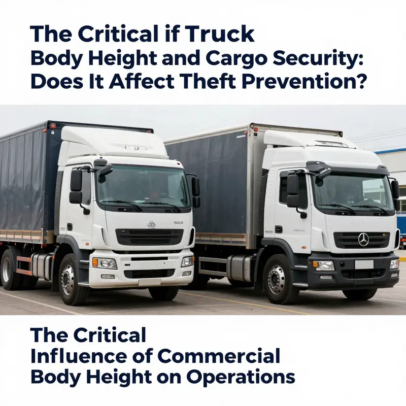 Efficient loading and unloading of cargo enabled by a commercially low truck body height, ensuring safety and productivity.