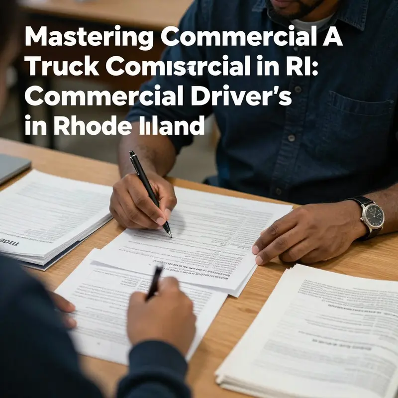 Preparing for the CDL exam is a crucial step in registering a commercial truck in Rhode Island.