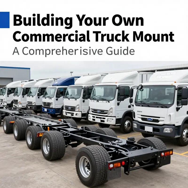 Various types of commercial truck mounts designed for different operational needs.