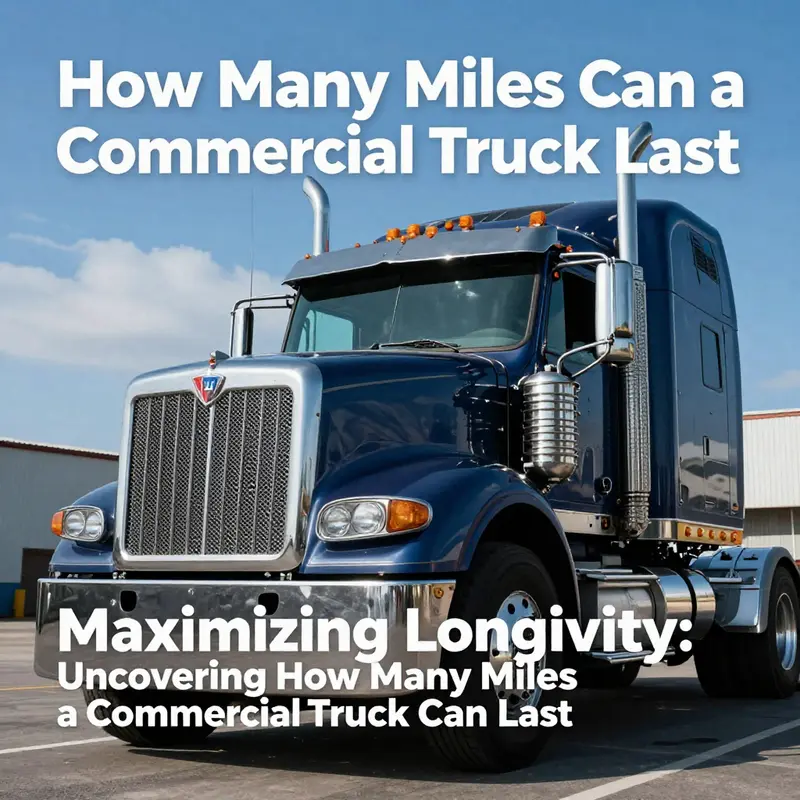 A robust commercial truck exemplifying durability and longevity, highlighting its structural integrity.