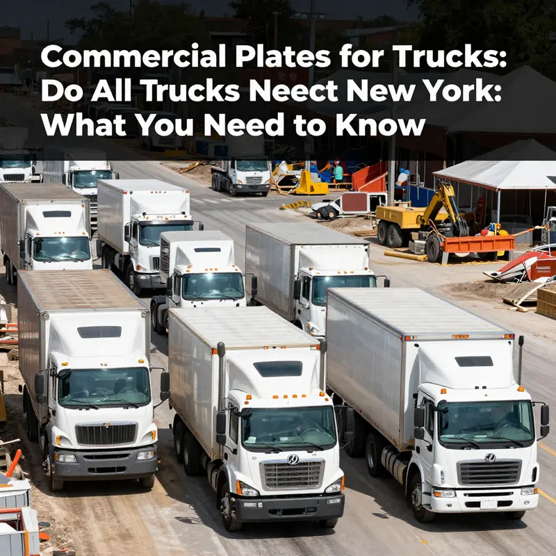 Understanding the regulations on truck licensing in New York, focusing on commercial plates.