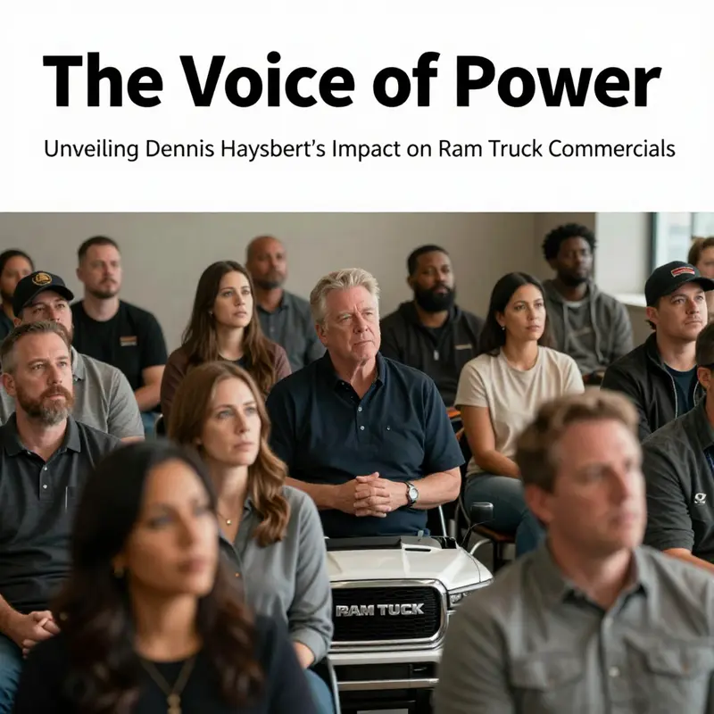 Dennis Haysbert in action, the iconic voice behind Ram Truck commercials.