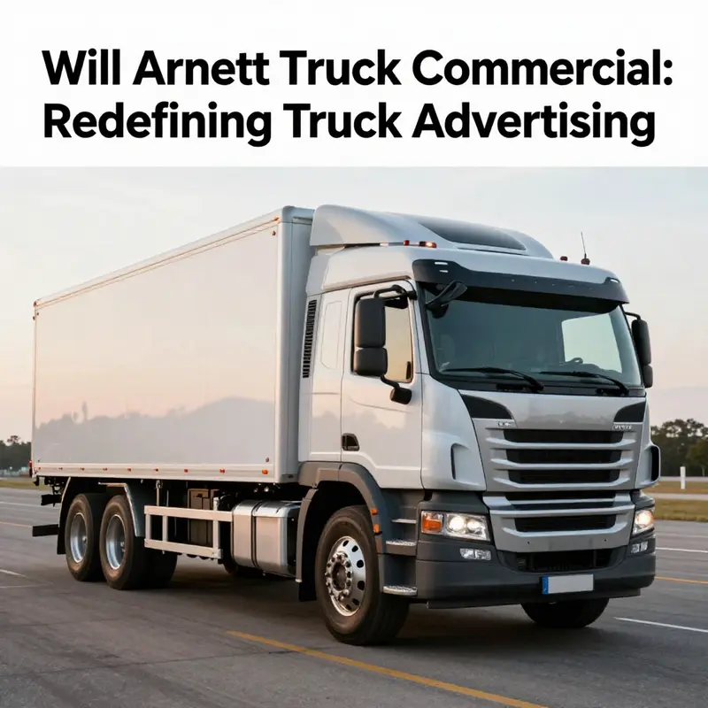 Visual representation of innovation and market engagement themes from the Will Arnett truck commercial.