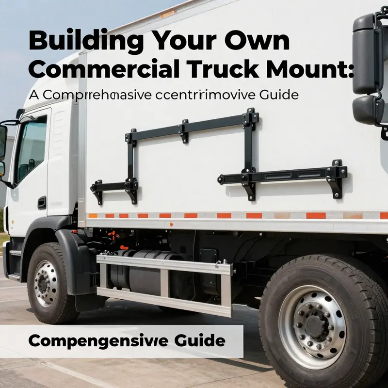 Photo of a commercial truck displaying custom mounts for various business applications.