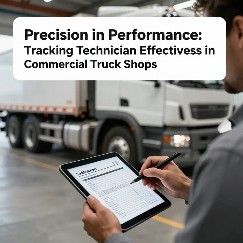 A technician utilizes a WOMS to log repair details, ensuring effective tracking and accountability.