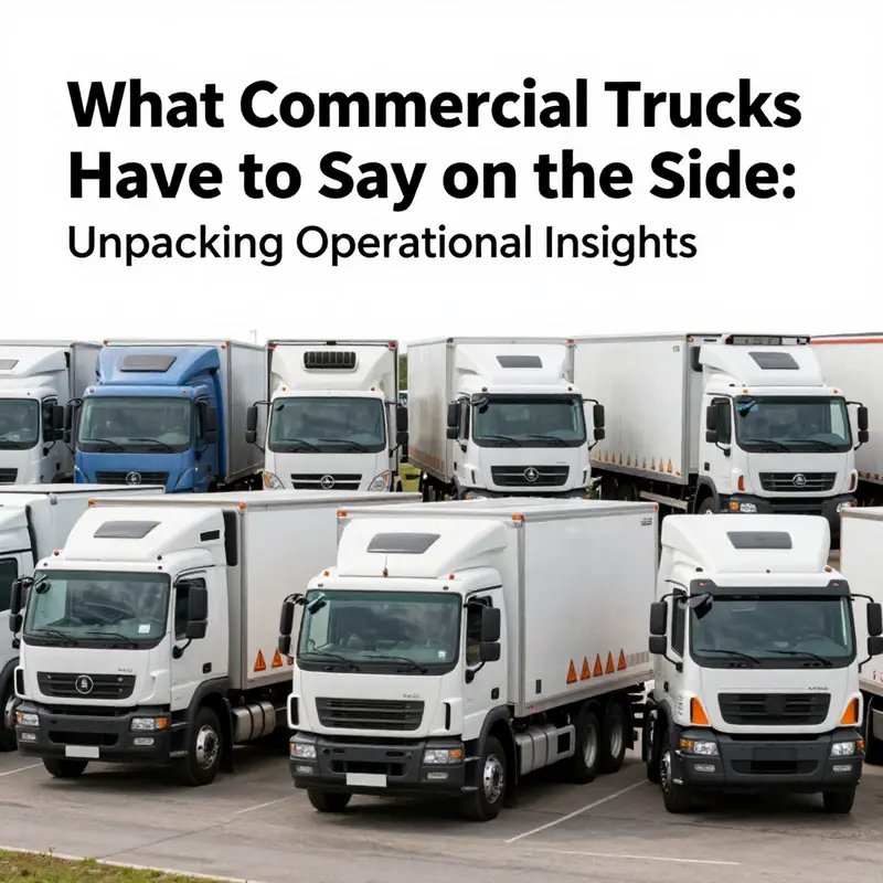The functional design elements of commercial trucks that enhance loading and unloading efficiency.