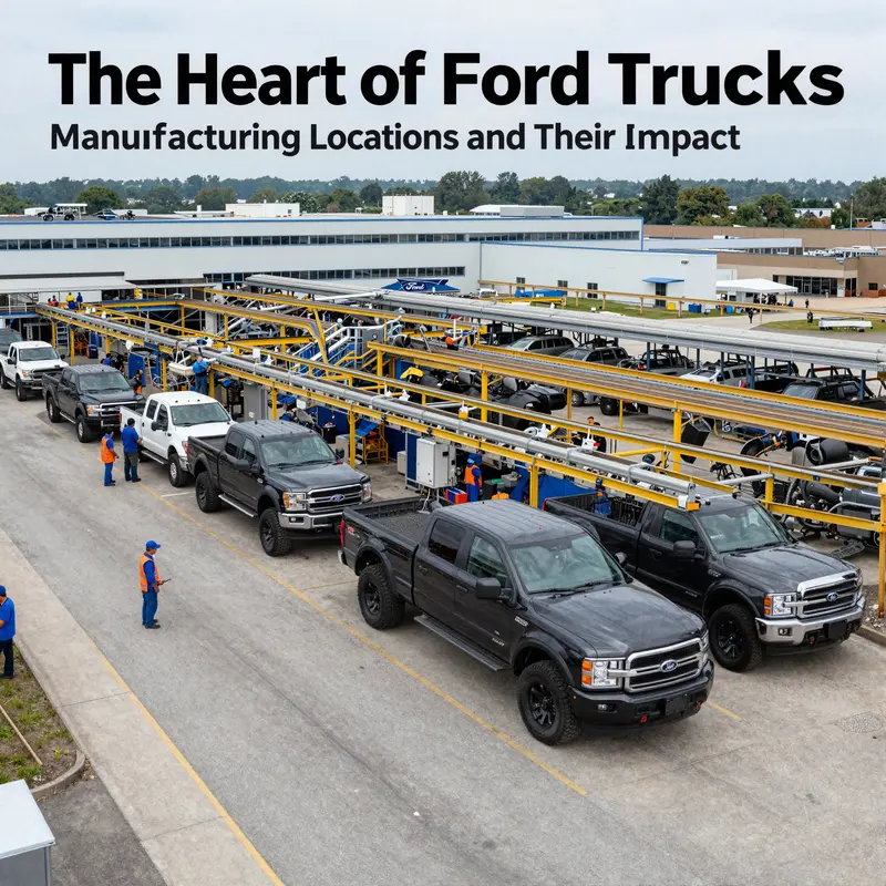 The Ford Motor Company headquarters in Dearborn, Michigan, is a pivotal site for F-Series truck manufacturing.