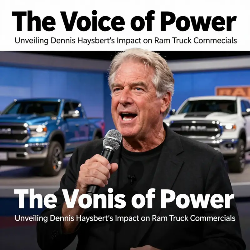 Dennis Haysbert in action, the iconic voice behind Ram Truck commercials.