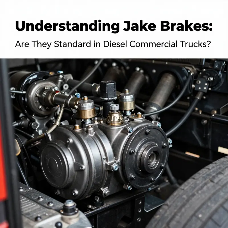 Detailing the mechanisms of a Jake brake in a diesel truck engine.