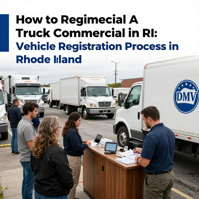 Preparing for the CDL exam is a crucial step in registering a commercial truck in Rhode Island.