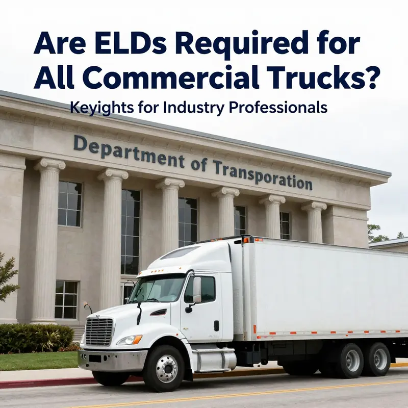 The Department of Transportation’s significant influence on ELD regulations for commercial trucks.