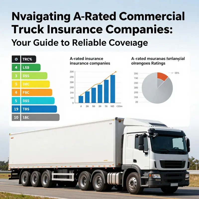 A visual representation of A.M. Best’s financial strength ratings illustrating the significance of A-rated commercial truck insurance companies.