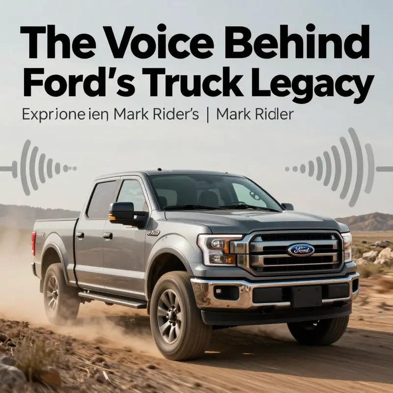 A Ford truck navigating a rough terrain, representing strength and dependability.